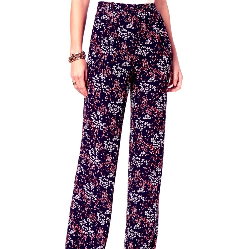 NWT Michael Kors Floral-Print Pants